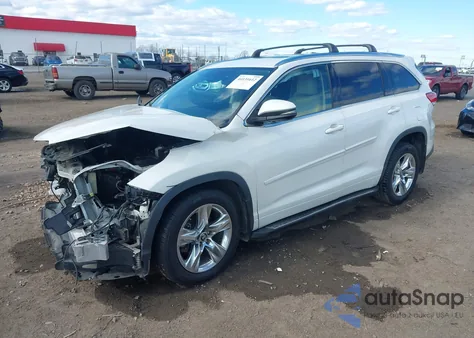 2018 Toyota Highlander Limited z USA, uszkodzony, nr VIN 5TDYZRFH3JS249014